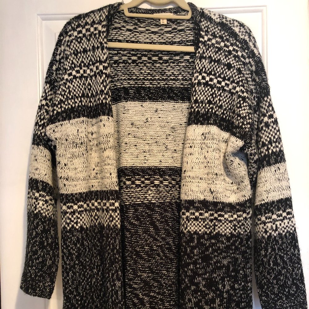 Black & White Long Sweater